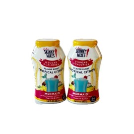 Jordan's Skinny Syrups Set Of 2 Jordan's Skinny Syrups Mermaid Tropical Citrus Flavor Burst Sugar Free