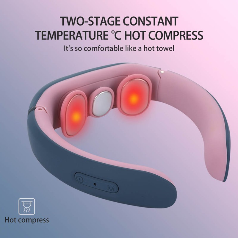 Cervical Massager Electric Intelligent Neck Massager with 4 Modes and
