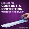 Poise Overnight Ultra Thin Incontinence & Postpartum Pads with Wings