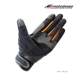 MOTO Base MBMG-03 Spring Summer Model Smartphone Compatible Touring Mechanic Gloves [Lime Green/M]