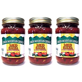 Green Mountain Gringo All Natural Salsas: Mild (Pack of 3) 16 oz Jars by Green Mountain Coffee