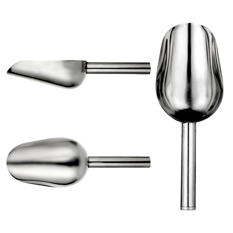 Space Home - Ice Scoop - 2 Piece Set Stainless