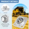 FD211RM 1-1/2" Square Bore Disc Harrow Flange Bearing Unit for