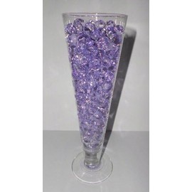 Lilac light purple Water beads - vase filler wedding centerpiece gel crystals - use with fresh & silk florals , water LED lights, floating candles and lucky bamboo plants - reduce waterings for plants and flowers while adding color