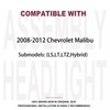 Aresparts 2PCS Headlight Assembly For 2008-2012 Chevy Malibu LT LS