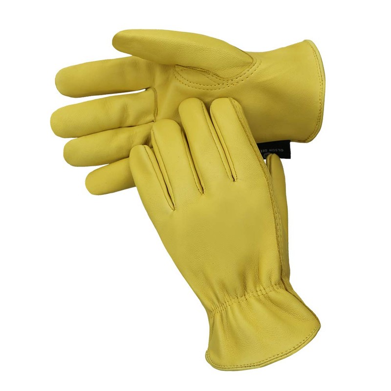 OLSON DEEPAK Leather Gardening Gloves for Men and Women, Soft