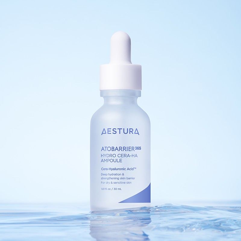 Astra [에스트라][듀오] 아토베리어365 세라-히알 속수분 앰플 30ml + 아토베리어365크림 80ml
