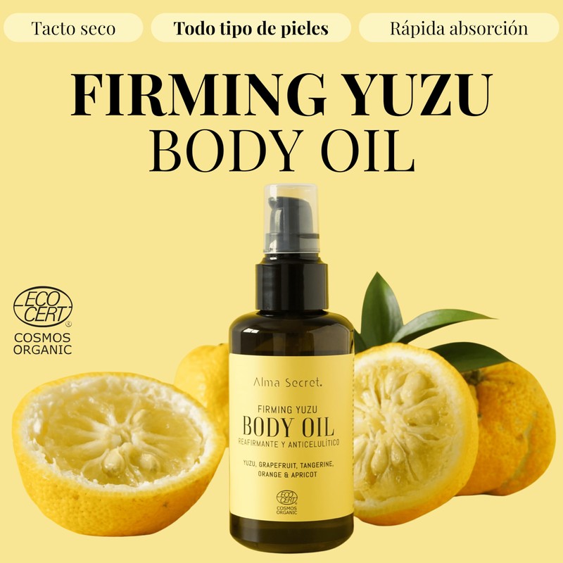 Firming YUZU Body Oil Aceite Corporal Reafirmante y Anticelulítico Ecocert