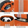 ONTYZZ Orange Sports Backpack with Drawstring Closure Basketball Backpack Gym