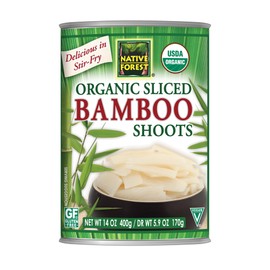 Native Forest Organic Sliced Bamboo Shoots - Bamboo Shoots Canned, Bamboo Shoots to Eat, Stir Fry Vegetables, Canned Vegetables - 14 oz (Pack of 6)