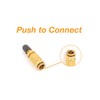 TORQUE Air Inflation Schrader Valve for 1/4" OD Air Line