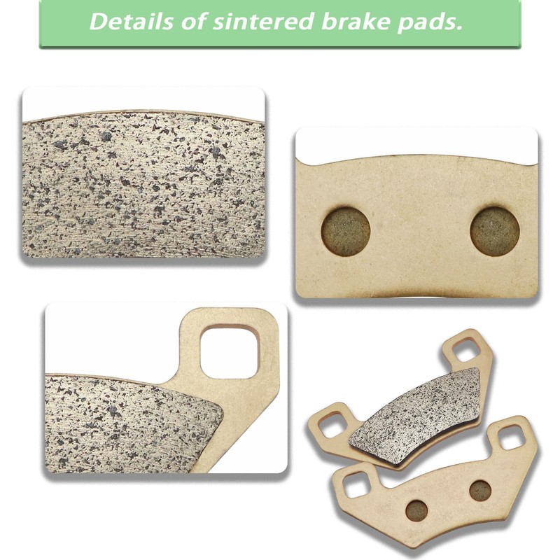 Sintered Brake Pads Front and Rear for Arctic Cat 1000