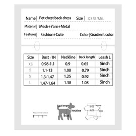 Nuatpetin Dog Mesh Dress Harness with Leash Set, Adjustable Dog Leash for Small Dogs Girl, Cute Pink Bow Reflective Vest for Puppy Small Breeds Dogs Walking Escape Proof Puppies Harness Outdoor Xs