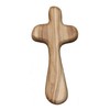 Olive Wood Holding Cross Confirmation Gift 10cm x 5cm Made