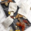 LUCKYBEE Disposable Empty Tea Bags Fabric Filter with Tea Clothing,