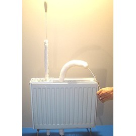 Schwarztechnik Cleaning Rod Made of Microfibre for Convector Radiators (Lammel Distance up to 10 mm) Length Approx. 105 cm; Microfibre Area 74 cm, for Dry and Wet Cleaning, Dust-binding, Flexible