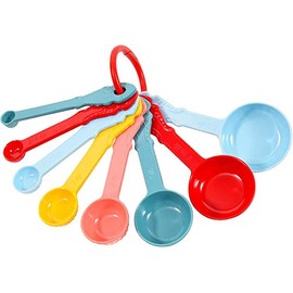 The Pioneer Woman Timeless Beauty 8-Piece Melamine Measuring Spoon Set