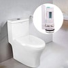 Mxfans Toilet Bottom Inlet Fill Valve Connected Double Push Button
