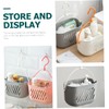 SHOWERORO 2pcs Wall Hanging Kitchen Basket for Vegetable Storage Fruit
