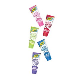 Crayola Bathtub Fingerpaint 2018 5 Color Variety Pack, 3 Ounce Tubes ( Radical Red, Screaming Green, Flamingo Pink, Bluetiful Blue and Royal Purple )