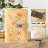 MGGAO Diary with Lock, A5 Lined Journal with Pen and