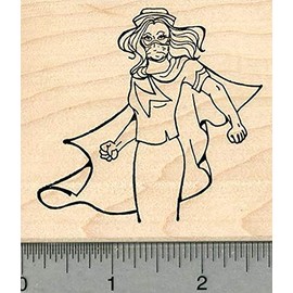 Superhero Nurse Rubber Stamp, Healthcare Heroes Series