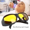 Blue Blocking Light Goggles 200 to 590nm Comfortable Black Frame