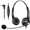 Telephone Headset 2.5 mm with Microphone Noise Cancelling, Cordless Landline