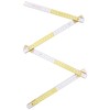 BMI 982980200 Wooden-Folding Rule, White/Yellow, 2 m