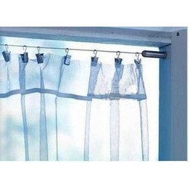 Q&Q Cable to Display Kids' Artwork, Curtain Wire, 2 Wire and 24 Clips