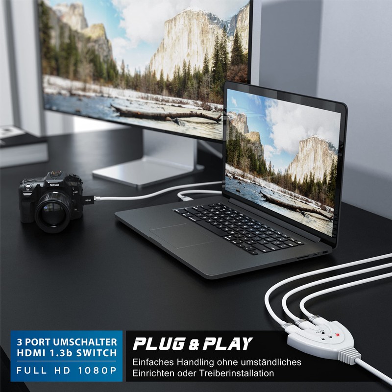 CSL - 3D Ready / Full HD 1080p HDMI Switch