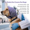 Dog Calming Hoodie No Shake Ear Wraps for Dogs, Dog