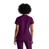 BARCO One 5105 Women's Racer V-Neck Scrub Top Wine XL