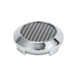 TUCKBOLD Wheel Center Cap Center Cap Emblem Sticker Center Cap Wheel Cap Universal Compatible Rust Proof Tire Cap Clip Car Center Hub Cap Rim Cover Hub Cap Carbon Fiber Pattern 64mm/2.52" Outer