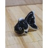 Yakushi Kiln Chopsticks Rest Ceramic Goldfish (Black)
