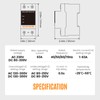 PJERJZN 230V 63A Smart Voltage Protector - Adjustable Over/Under Voltage