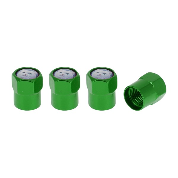 RATCHROLL 4 Pcs Tire Valve Stem Caps Stylish 8x13mm Tyre