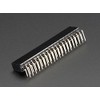 Adafruit 0.1" 2x20-pin Strip Right Angle Female Header [ADA2823]