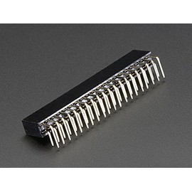 Adafruit 0.1" 2x20-pin Strip Right Angle Female Header [ADA2823]