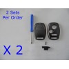 Honda 2 New 3B Remote DIY Key Shell Case Repair