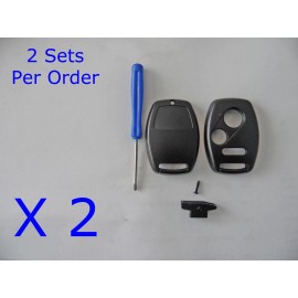 Honda 2 New 3B Remote DIY Key Shell Case Repair Kits for Honda Free US Shipping