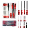 Plg2Sup 17PCs Metal File Set, Metal Files for Steel, GCr15