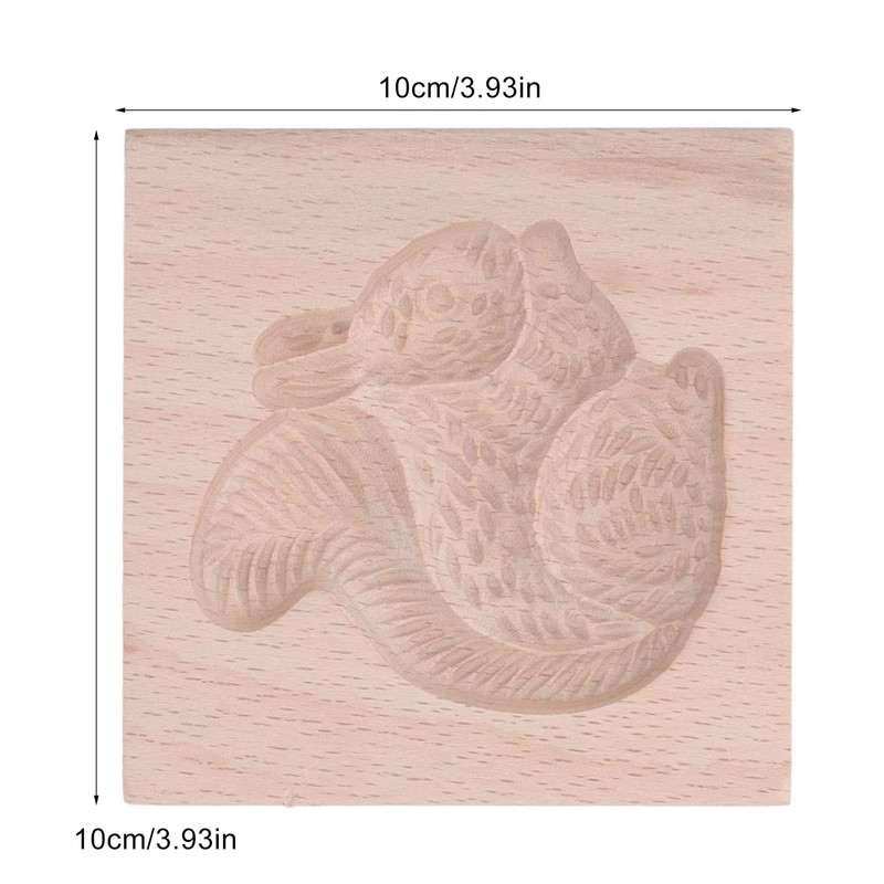 Cookie Mould, Reusable, Easy to Clean, Smooth Surface, Beech Wood,