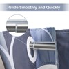 Amazer Shower Curtain Hooks, Decorative Shower Curtain Hooks Smooth, 12pcs