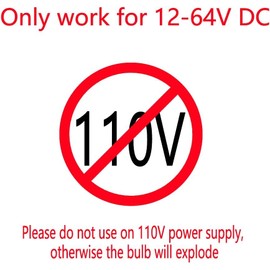 KONPWAY 12V Low Voltage LED Light Bulbs - Daylight 10W(Only for 12-36V), Pack of 2