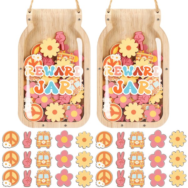 122pcs Groovy Reward Jar for Kids, Potty Training Behavior Training