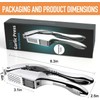 Garlic Press 2 in 1, Stainless Steel Blade, Effortlessly Crush,