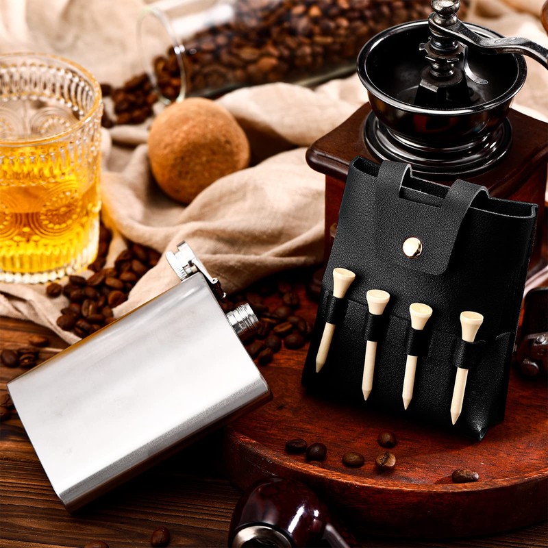 Golf Flask Gift Set 7 oz Stainless Steel Golf Flask
