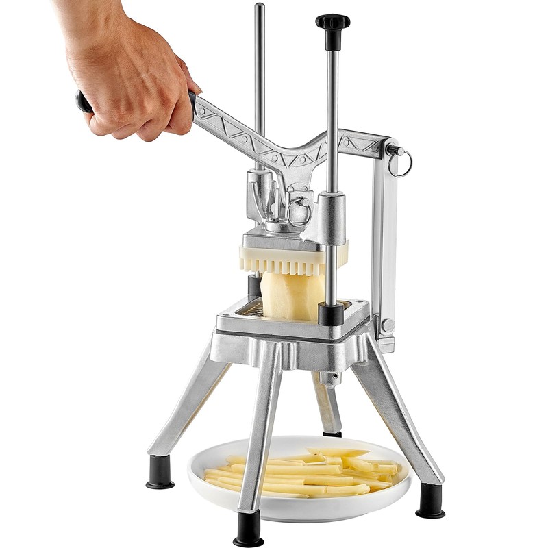 VEVOR Commercial Vegetable Chopper w/ 4 Replacement Blades, Stainless Steel