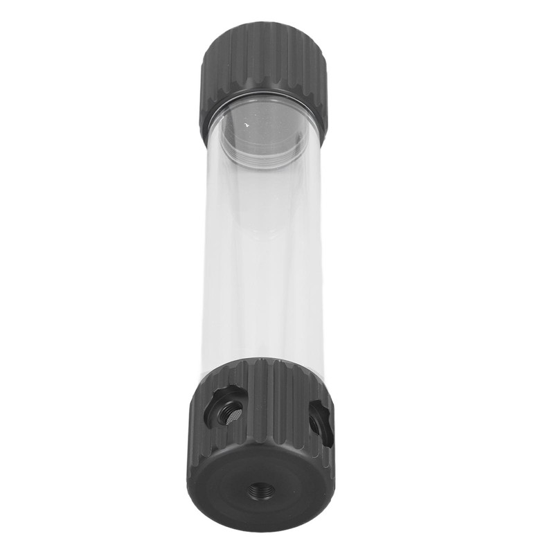 295mm Cylindrical Water Cooling Tank G1/4 Thread PMMA POM Transparent